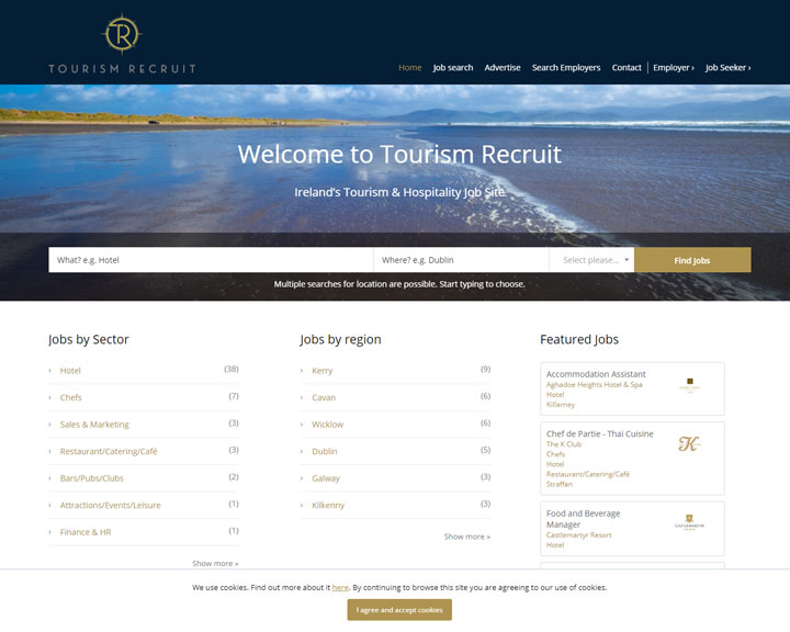 job board software client TourismRecruit